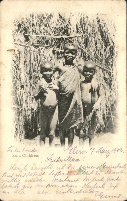 Afrika Afrique Africa Zulu Children