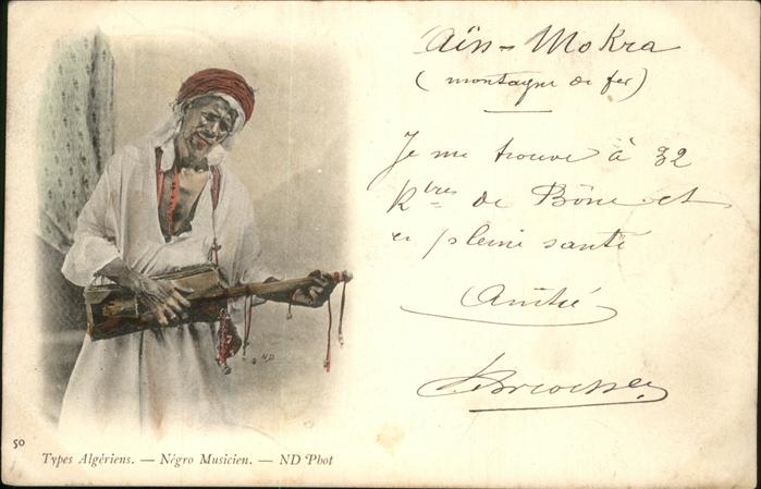 Typen Algerien Musicien