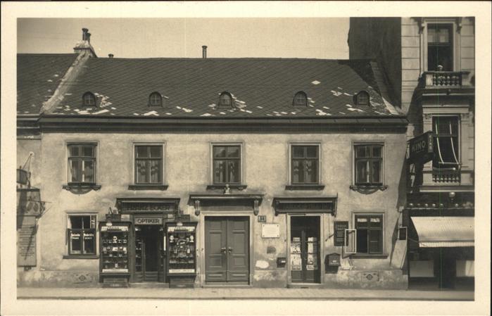 SCHUBERT Franz (1797-1828) Komponist Geburtshaus Wien Nussdorferstrasse 54