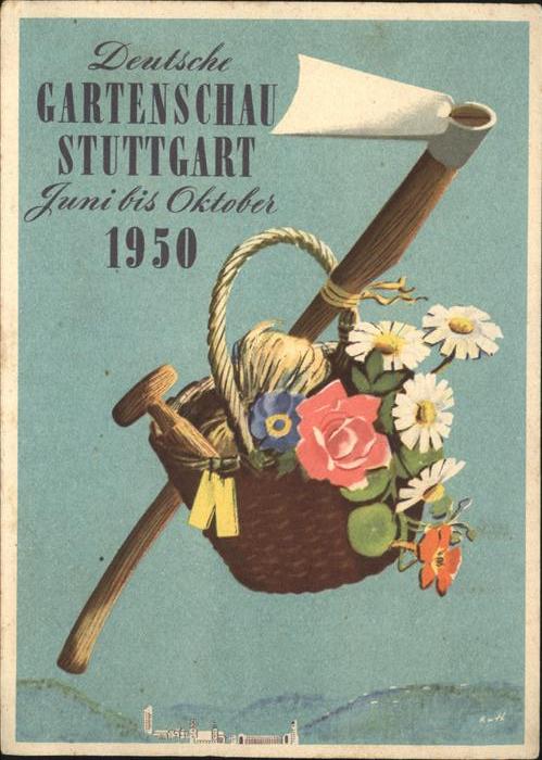 Bundesgartenschau Stuttgart Korb Blumen