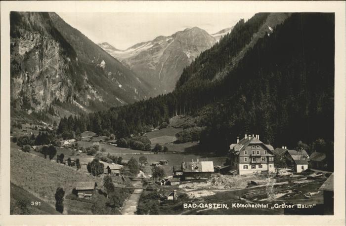 Bad Gastein Kötschachtal Grüner Baum