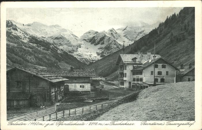Ferleiten Salzburg AT Pfandlschanze Bernsteiners Tauerngasthof