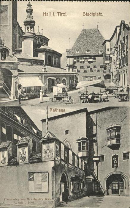 Hall Tirol Stadtplatz Rathaus