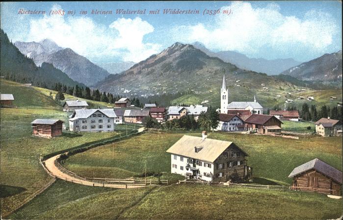 Walsertal Kleinwalsertal Rietzlern Widderstein