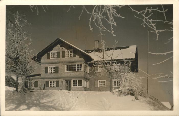 Hirschegg Kleinwalsertal Vorarlberg Gaststätte Pension Schuster