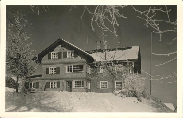 Hirschegg Kleinwalsertal Vorarlberg Gaststätte Pension Schuster