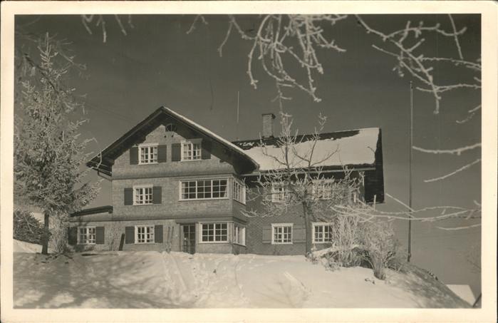 Hirschegg Kleinwalsertal Vorarlberg Cafe Pension Gasthaus Schuster