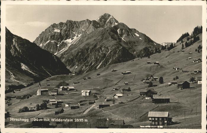 Hirschegg Kleinwalsertal Vorarlberg Widderstein
