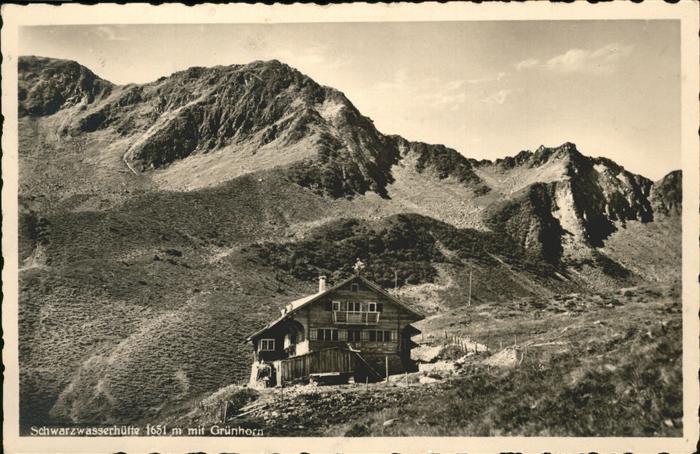 Schwarzwasserhuette Grünhorn