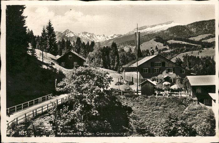 Walserschanz Kleinwalsertal Grenzwirtshaus