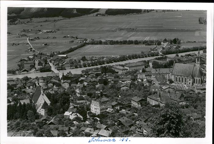 Schwaz Tirol Flugaufnahme