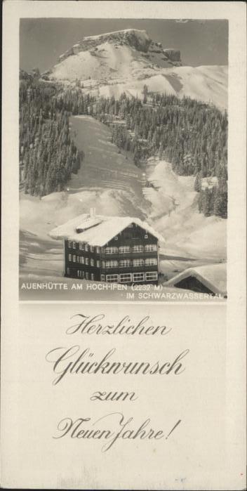 Auenhuette Hirschegg Auenhütte Hoch Ifen