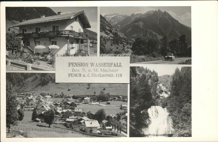 Fusch Grossglocknerstrasse Pension Wasserfall