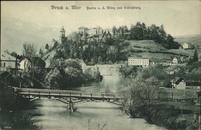 Bruck Mur Mürz Schloßberg Brücke