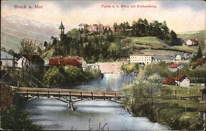 Bruck Mur Mürz Schlossberg Brücke