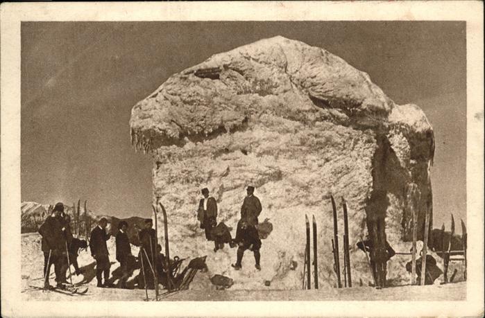 Semmering Niederoesterreich Skifahrer Alois Güntherhaus