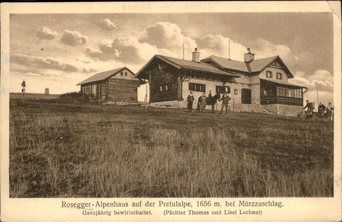 Rosegg Pretulalpe Mürzzuschlag Alpenhaus Roseg