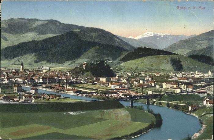 Bruck Mur Brücke Eisenbahn