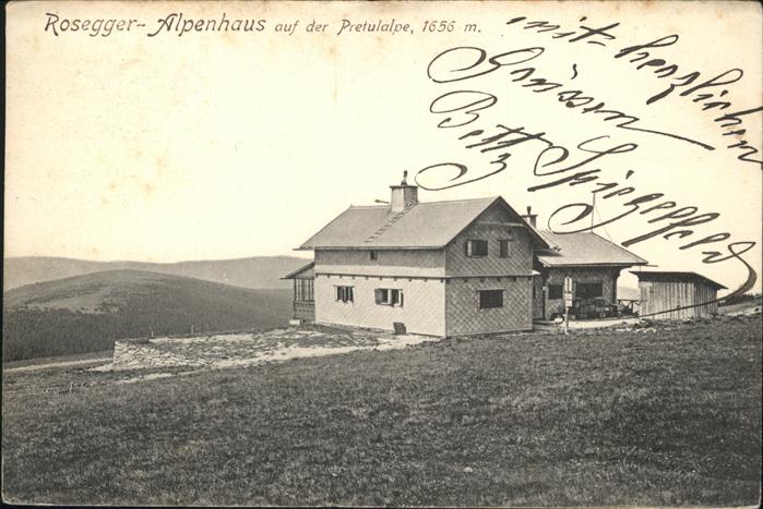 Rosegg Alpenhaus Pretulalpe