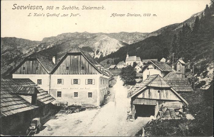 Aflenz Starizen Seewiesen Kains Gasthof zur Po