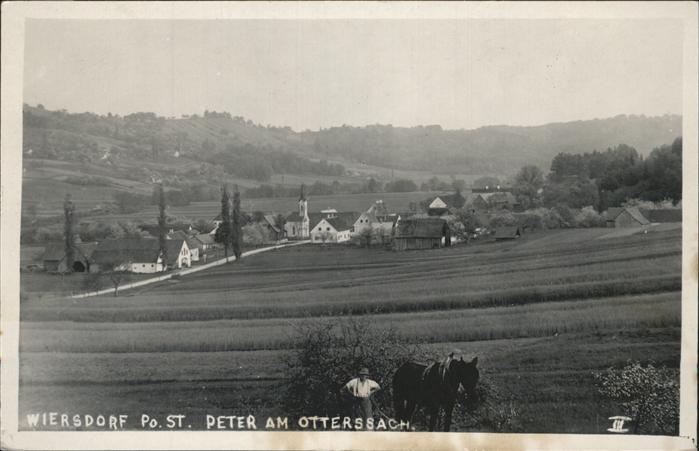 St Peter Ottersbach Bauer Pferd