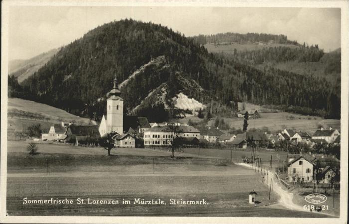 Sankt Lorenzen Muerztal Sommerfrische