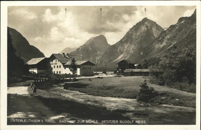 Unterleutasch Gasthof zur MÜhle Bes. R. Heiss
