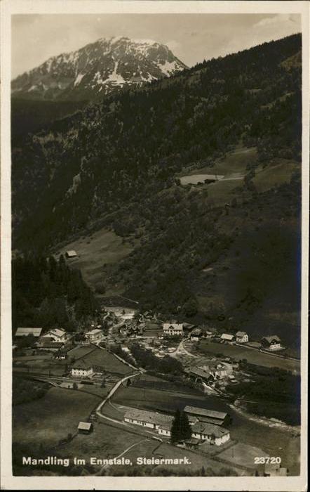 Mandling Ennstal Flugaufnahme