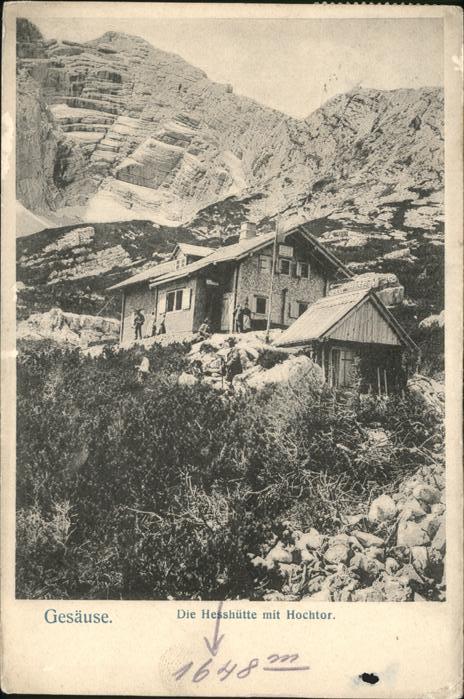 Gesaeuse Hesshütte Hochtor