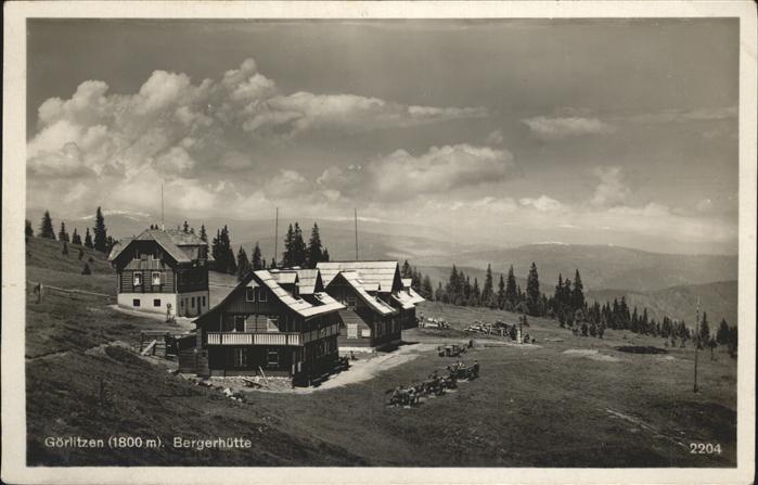 Goerlitzen Oesterreich Bergerhütte
