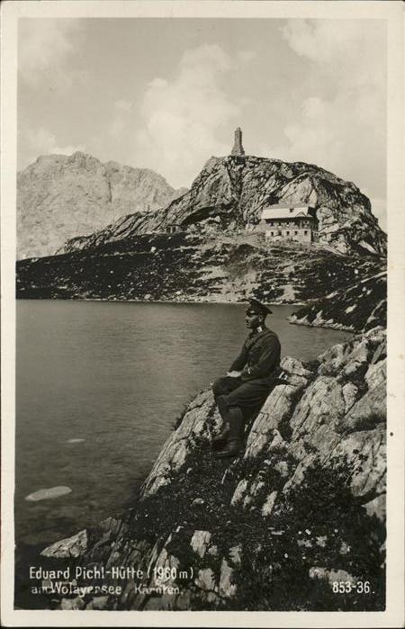 Wolayersee Eduard Pichl Hütte Soldat