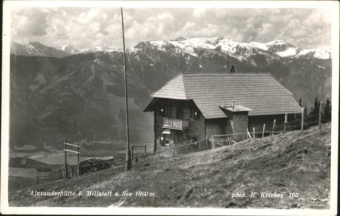 Millstatt Millstaettersee Alexanderhütte Berghütte