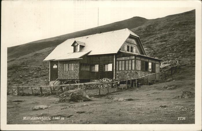 Millstatt Millstaettersee Millstätterhütte