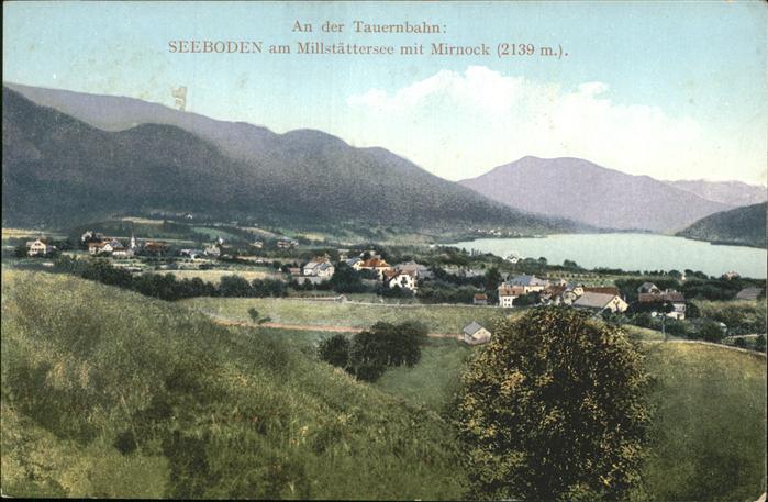 Tauernbahn Seeboden Millstättersee Mirnock