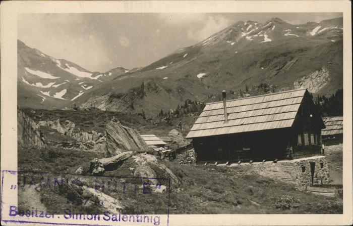 Tauern Tauernpass Jamernigghütte