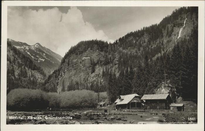 Maltathal Gmündnerhütte