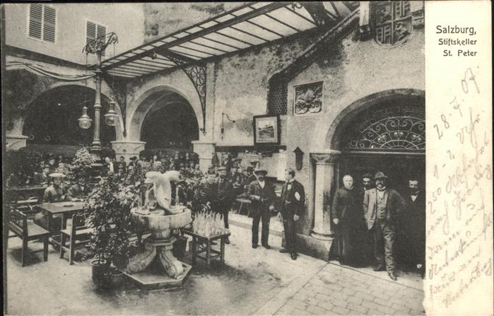 Salzburg Oesterreich Stiftskeller St. Peter