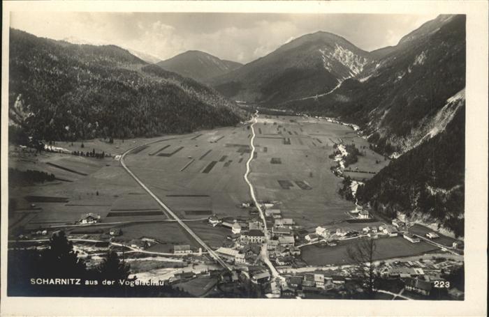 Scharnitz Vogelschau Flugaufnahme