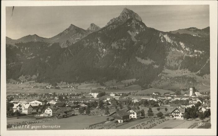 Reutte Tirol Teilansicht Reutte Gernspitze Tiroler A