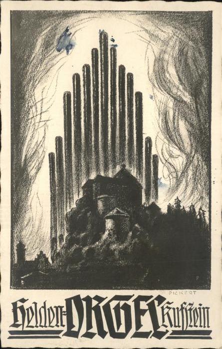 Kufstein Tirol Heldenorgel Festung Kufstein Zeichnung