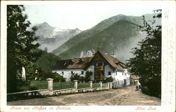 Hieflau Teilansicht Hieflau im Gesäuse