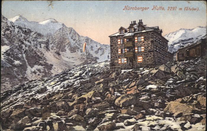 Stubaital Nürnberger Hütte Stubaier Alpen