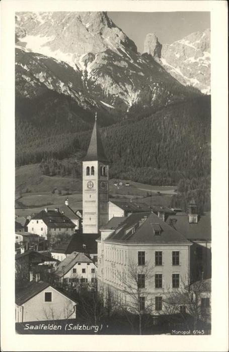 Saalfelden Steinernes Meer Kirche Saalfelden Pinzgau Saalachtal