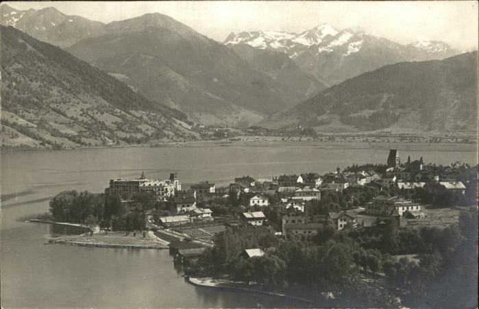 Zell See Teilansicht Zell am See Hohe Tauern