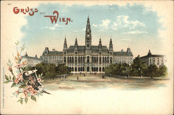 WIEN AT Rathaus Kuenstlerkarte