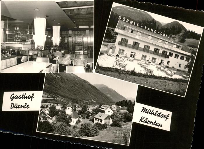 Muehldorf Kaernten Gasthof Dürnle Teilansicht Mühldorf