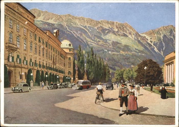 Innsbruck Teilansicht Innsbruck A._H._Platz Nordk