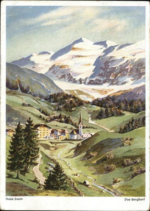 Obergurgl Soelden Tirol Teilansicht Obergurgl  Gurgler Tal Ötzt