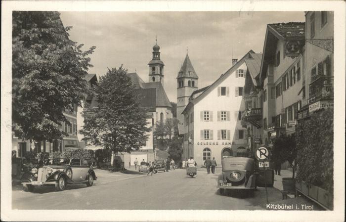 Kitzbuehel Tirol Teilansicht Kitzbühel Kirche Gasthaus G