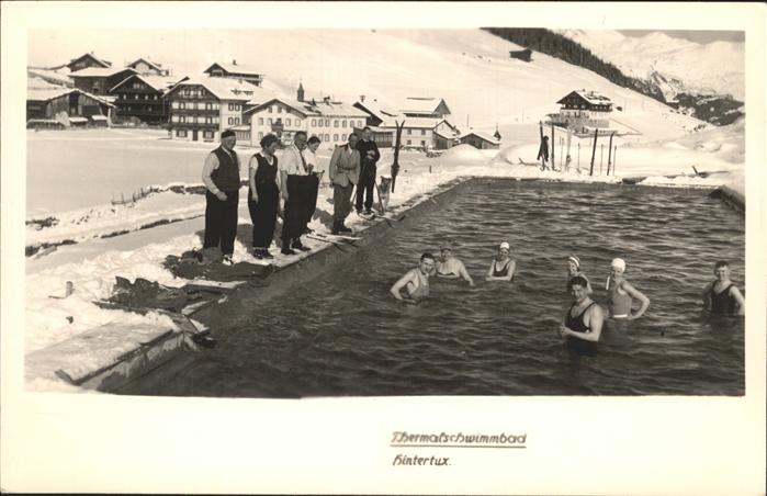 Hintertux Zillertal Thermalschwimmbad Tuxer Alpen